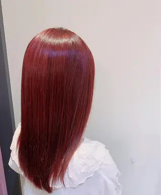 セミロング カラー 新宿/韓国レイヤー 髪質改善カラー/角所のヘアスタイル