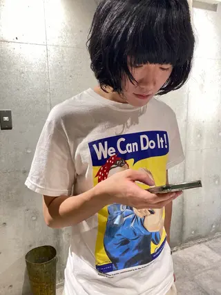 ショート カラー パーマ ヘアアレンジ ANBRERA　中目黒所属・mina ☺︎ 中目黒 中野のヘアスタイル