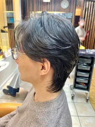 ショート パーマ メンズ メンズ特化/パーマ/ 髪質改善　高野奨馬のヘアスタイル