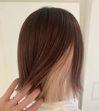 ミディアム カラー 渡辺 健太のヘアスタイル