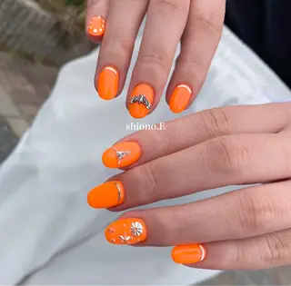 ロング カラー ネイル be-cares beauty(豊川店のネイルデザイン