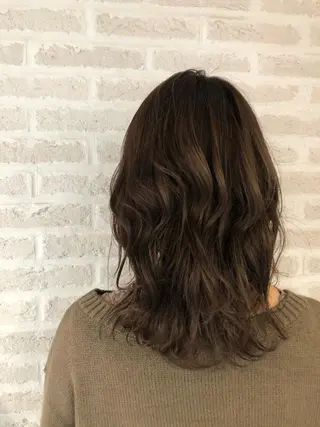 ミディアム カラー ヘアアレンジ ♡Eleanor大宮 aya♡のヘアスタイル