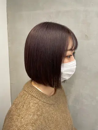 ミディアム カラー 髪質改善🌱 高橋みなみのヘアスタイル
