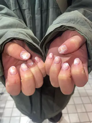 ネイル メンズ/艶髪/カラー サクラ🌸のヘアスタイル