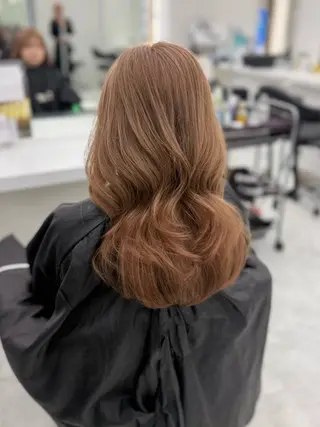 ロング カラー 🥂上品ワンホンヘア 🥂nozomiのヘアスタイル