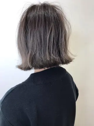 ショート カラー ボブ・レイヤーカット 吉敷航一のヘアスタイル