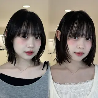 ショート Zina/タカト/ レイヤー×艶髪✨️のヘアスタイル