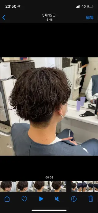 パーマ メンズ ✨️ツイスパ波巻き特 化小杉澪生✨️のヘアスタイル