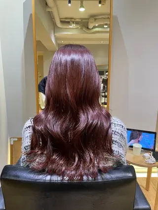 ロング 縮毛矯正/レイヤー /ひかるのヘアスタイル