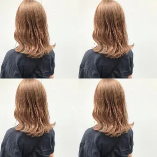 セミロング カラー 竹内啓太 ボブのヘアスタイル