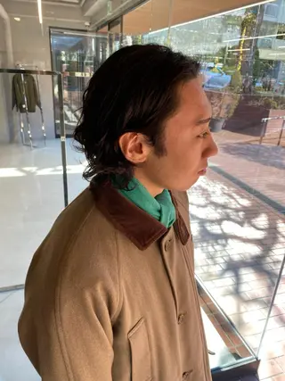 パーマ メンズ 角南 莉朱のヘアスタイル