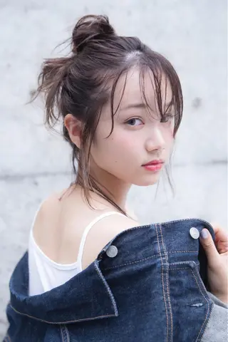 セミロング カラー hao所属・西山 頌太のヘアスタイル