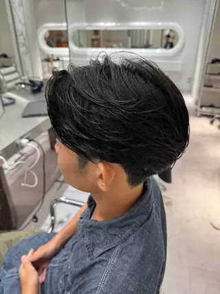 パーマ メンズ ブリーチ/パーマ特化 片平和寿のヘアスタイル