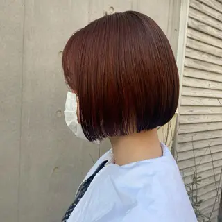 ショート カラー 🪭risa 暖色/レイヤー🪭のヘアスタイル