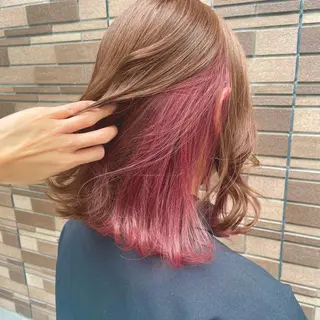 カラー MANAMI🪸 インナーカラーのヘアスタイル
