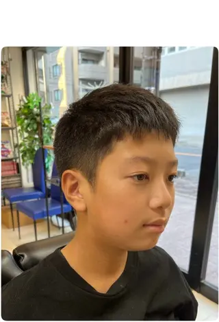 ショート メンズ キッズ COIFFURE DOUX(コアフィールドゥ)所属・✂︎men's hair✂︎立石亮のヘアスタイル