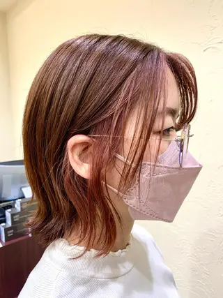 ショート in'dexhair U所属・ブリーチ🌈ハイトー ンカラー ✨アニカ✨のヘアスタイル