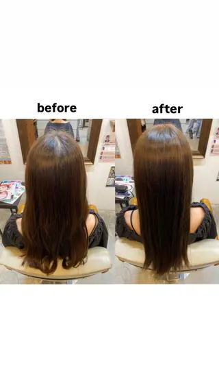 ロング カラー ミルコ バイ クラク所属・伊橋 沙里のヘアスタイル