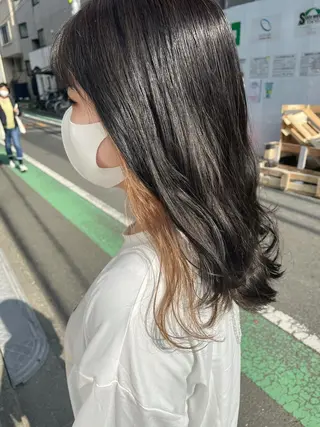 ミディアム カラー 中目黒🌼 🌼ハナのヘアスタイル
