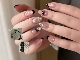 ミディアム りぼん Re:Bonrのネイルデザイン