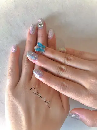 ショート ネイル USAMiMi 🐰💕のネイルデザイン