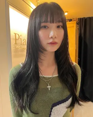 ロング カラー 松尾太樹 【pia】福岡美容室のヘアスタイル