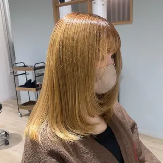 ミディアム Lien by hair所属・Lien カレンのヘアスタイル