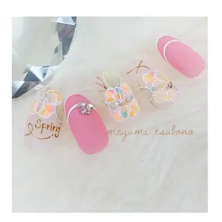 ネイル nail salon Emi la beaute 心斎橋店所属・坪野 めぐみのネイルデザイン