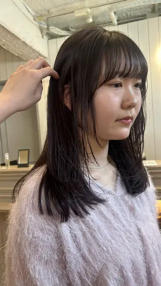 ミディアム カラー じゅわっと暖色カラー 🍊Moemiのヘアスタイル
