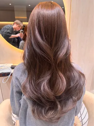 カラー ❤️ブリーチなし💚 ダブルカラー平野実花のヘアスタイル