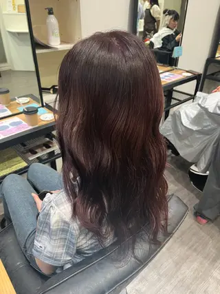 ミディアム カラー ヘアアレンジ cocotte 💟草間紫音💟のヘアスタイル