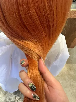 セミロング カラー 古川 杏果のヘアスタイル