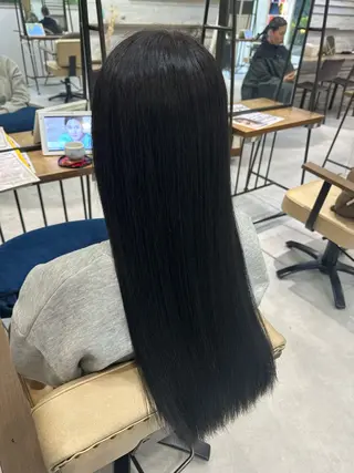 ロング パーマ 髪質改善AUSTIN登戸所属・ICHIKA/暖色 カラー / Wカラーのヘアスタイル