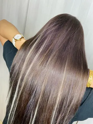 ロング カラー 🌈ブリーチ コーンロウ🌈ENOのヘアスタイル