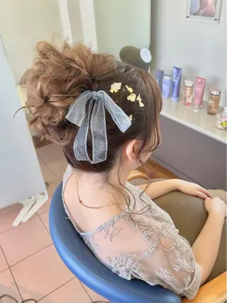 ロング ヘアアレンジ hair salon siro所属・小澤 志穂のヘアスタイル