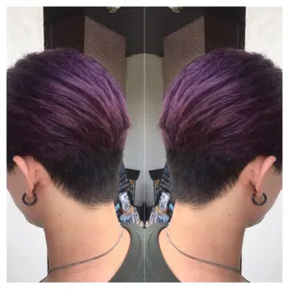 ショート カラー メンズ 髪質改善/痛ませ ないカラー/西村航大のヘアスタイル