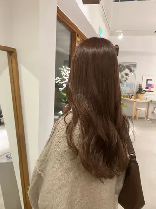 ロング カラー 中村 日伊菜のヘアスタイル