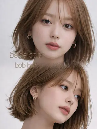 ショート Aura所属・丸山 心 / 艶カラーのヘアスタイル