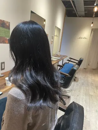 ロング ふくだももこ🍑 似合わせカットのヘアスタイル