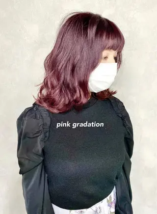 ミディアム カラー 艶カラー YOSHIMURAのヘアスタイル