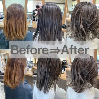 ショート カラー Lien 深井店のヘアスタイル