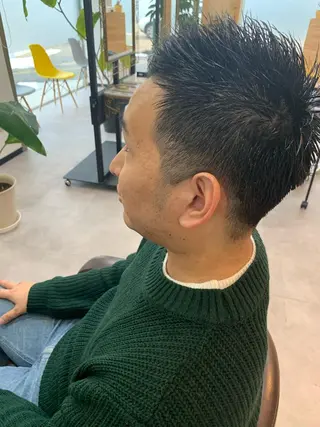 メンズ ufufu所属・境 菜摘のヘアスタイル