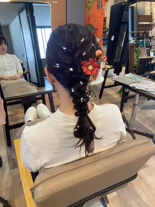 セミロング 中野 紹江のヘアスタイル