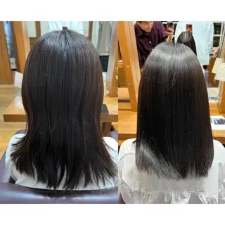 ミディアム カラー ヘアアレンジ topstylist 野口　雅のヘアスタイル