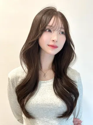 ロング カラー 🫧こだわり韓国ヘア CANDY横浜🫧のヘアスタイル