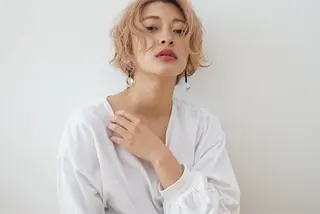 ショート カラー パーマ 木下 修兵のヘアスタイル