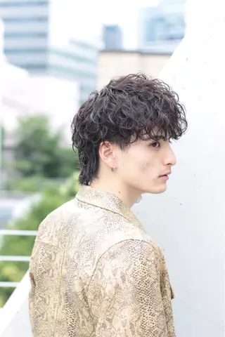 ショート カラー パーマ メンズ 🔥 メンズ 特化🔥RAIのヘアスタイル