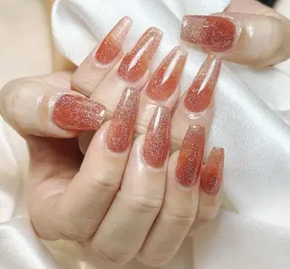 ネイル RAFFINE 月🦋🩵のネイルデザイン