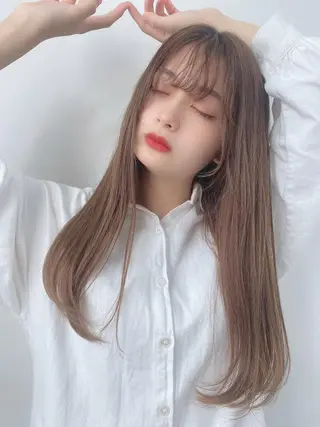 ロング カラー 梅田茶屋町 Yutaのヘアスタイル