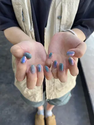 ネイル GRANDE大須 Cecil💜のネイルデザイン